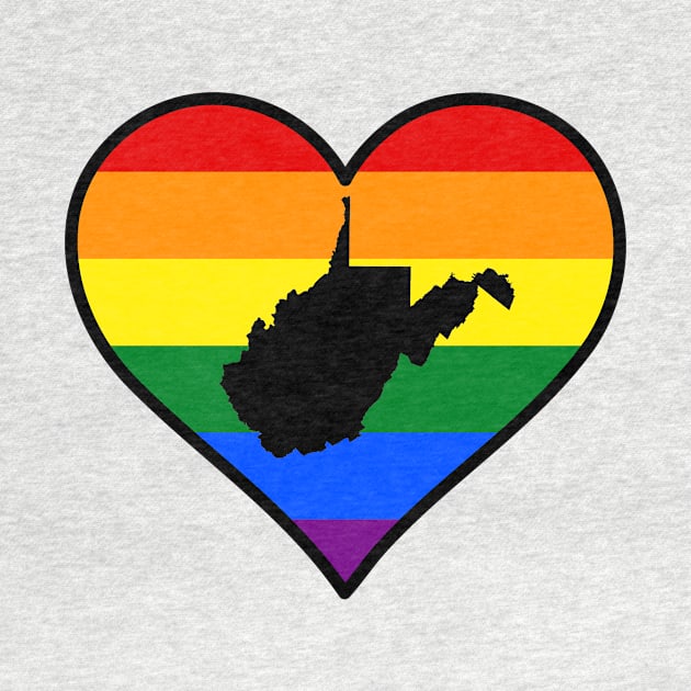 West Virginia Gay Pride Heart by fearcity